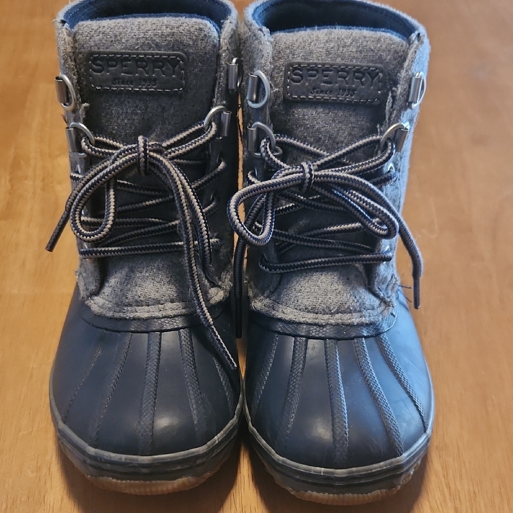Sperry Kids' Blue and Gray Boots